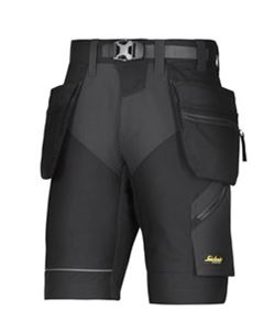 Image sur Snickers Workwear Short FlexiWork HP+ Noir taille 52