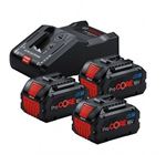 Image de PROMO BOSCH BATTERIE Starterset 3x PC18V 8.0Ah + GAL 18V-160