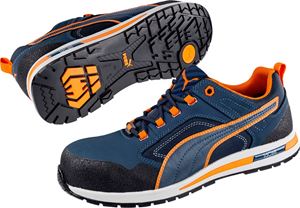 Image sur PUMA Crosstwist Low 64.310.0 S3 HRO SRC bleu - orange 41