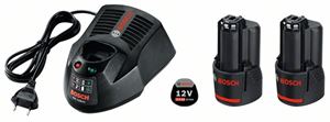 Image sur Bosch batterie click & go 12 v starterset 
(2x 3,0 ah, chargeur al 1130 cv)