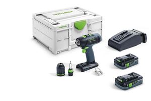 Image sur PROMO FESTOOL PERCEUSE-VISSEUSE SANS FIL T18+3 HPC 4.0 I-PLUS + SET EMBOUTS SYS3XXS GRATUIT